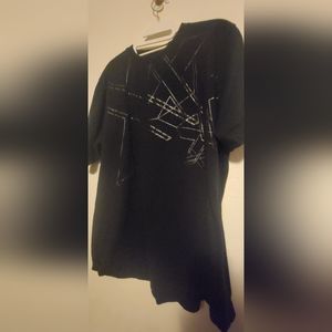 Rocawear diamond celebration black graphic T-Shirt, Large *Vintage